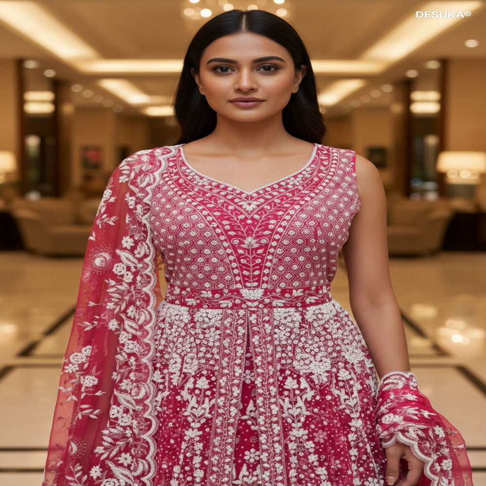 IWFC-50001 Floral Embroidery Suit
