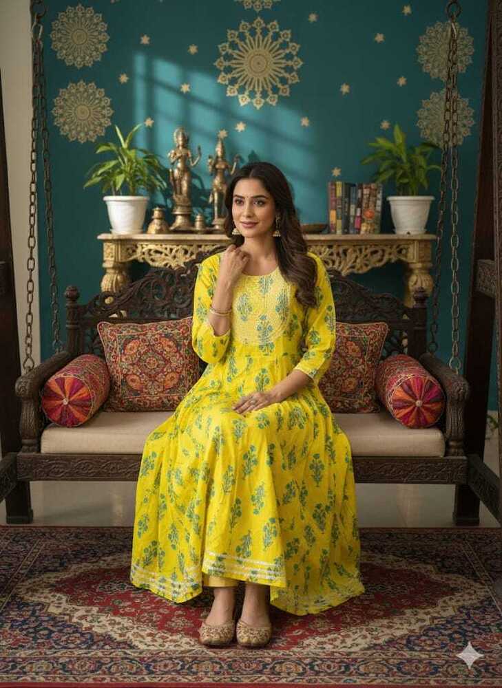 Anarkali Embroidered Kurtis