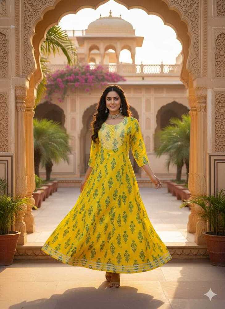 Anarkali Embroidered Kurtis