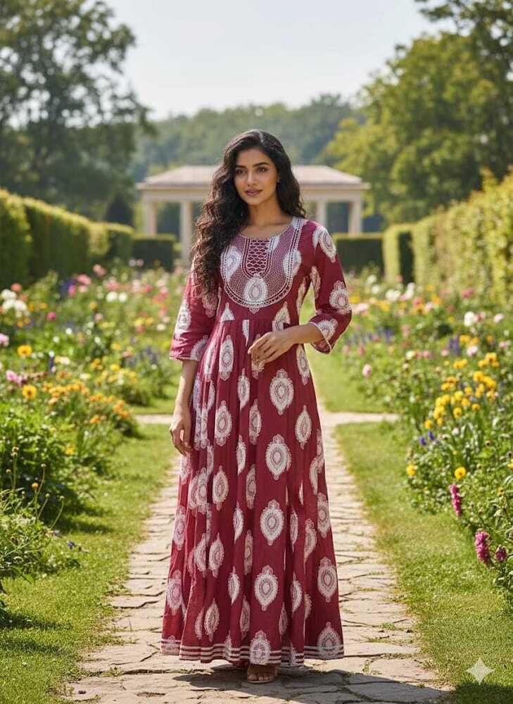 Anarkali Embroidered Kurtis
