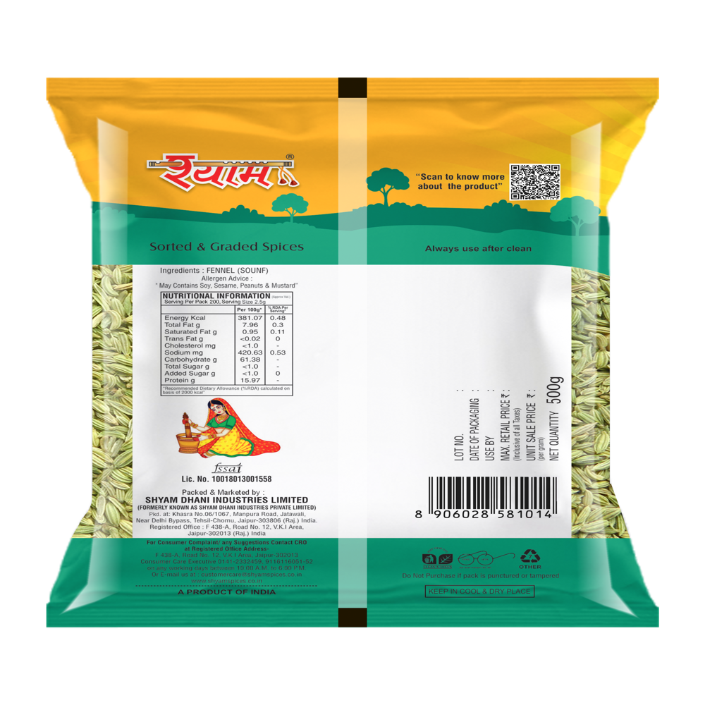 Shyam Fennel Big Whole