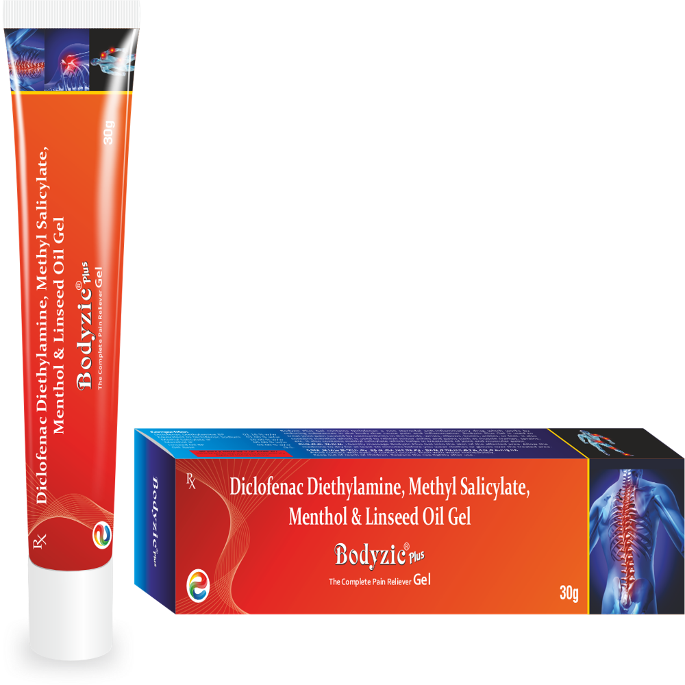 Bodyzic Plus Gel Pain Relief Gel Derma Company Franchise