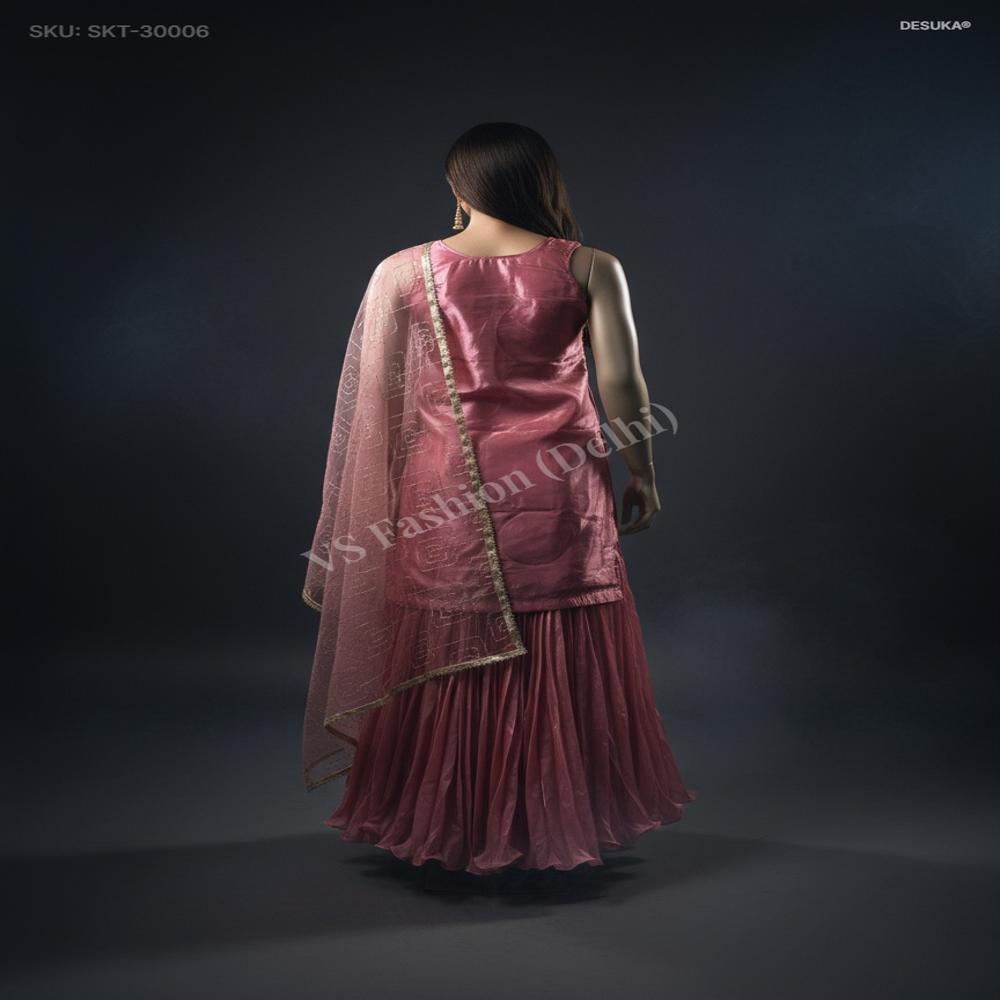 SKT-30007 Jimmy Choo Silk Skirt