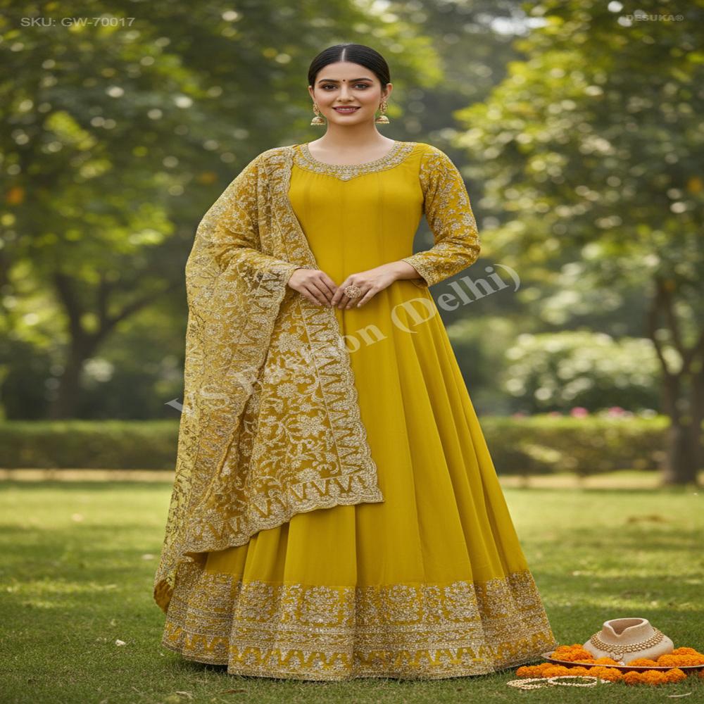 GW-70017 Full Length Anarkali Suit