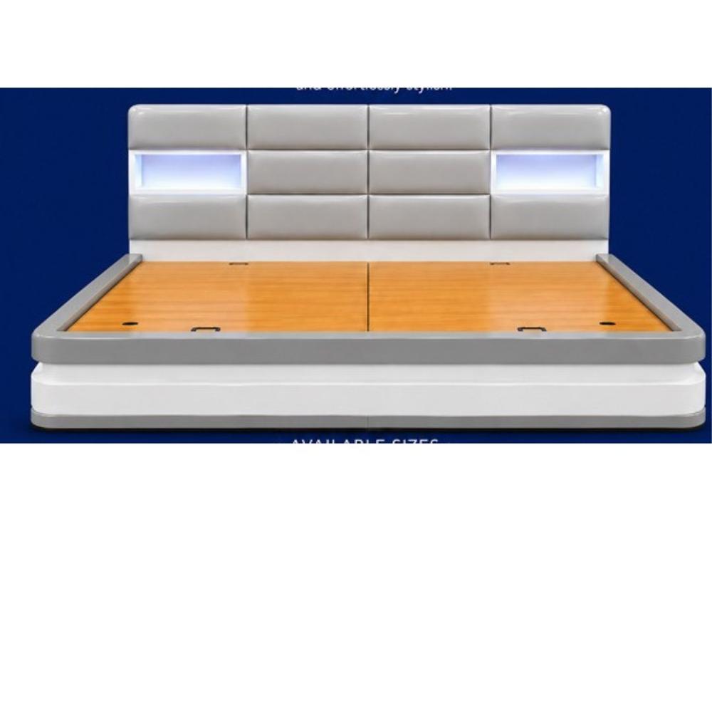 wooden bed