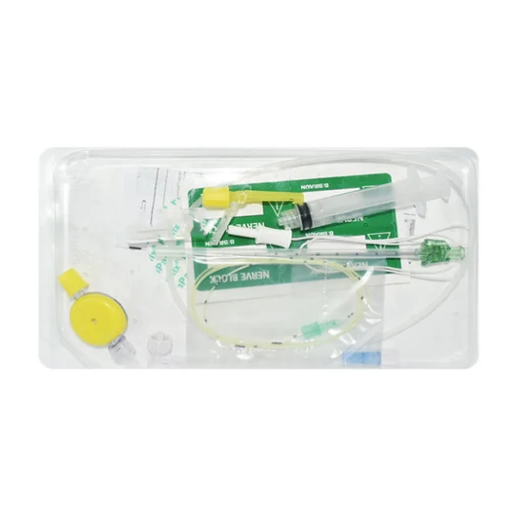 Contiplex Tuohy Ultra 360B Braun 18G Peripheral continuous Nerve Block set  Echogenic Needle