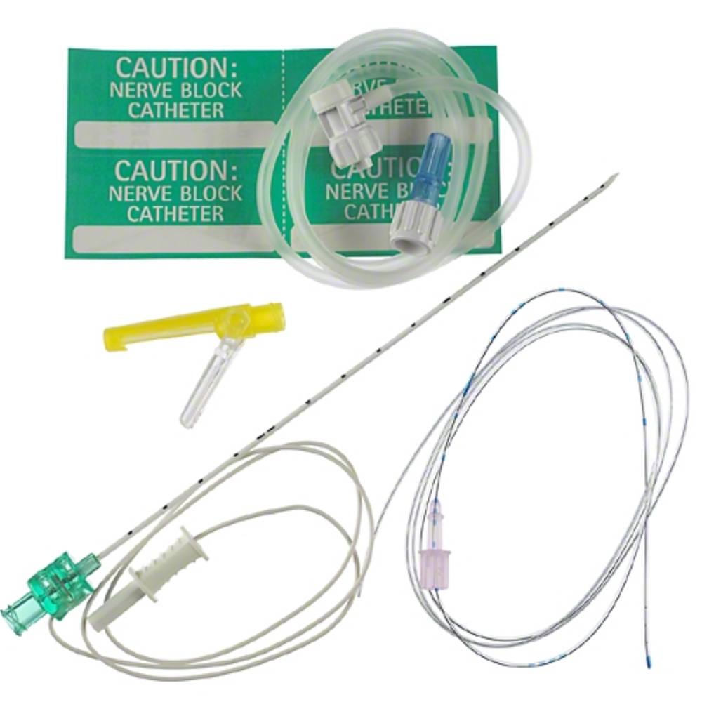 Contiplex Tuohy Ultra 360B Braun 18G Peripheral continuous Nerve Block set  Echogenic Needle