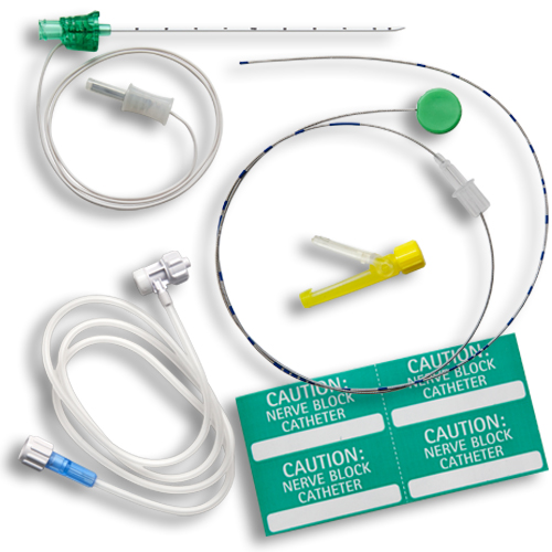 Contiplex Tuohy Ultra 360B Braun 18G Peripheral continuous Nerve Block set  Echogenic Needle