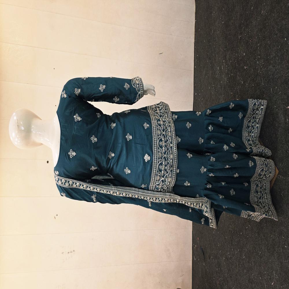 SH-10007 Chinon Aari Work Sharara
