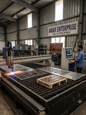 Mild steel laser cutting job work