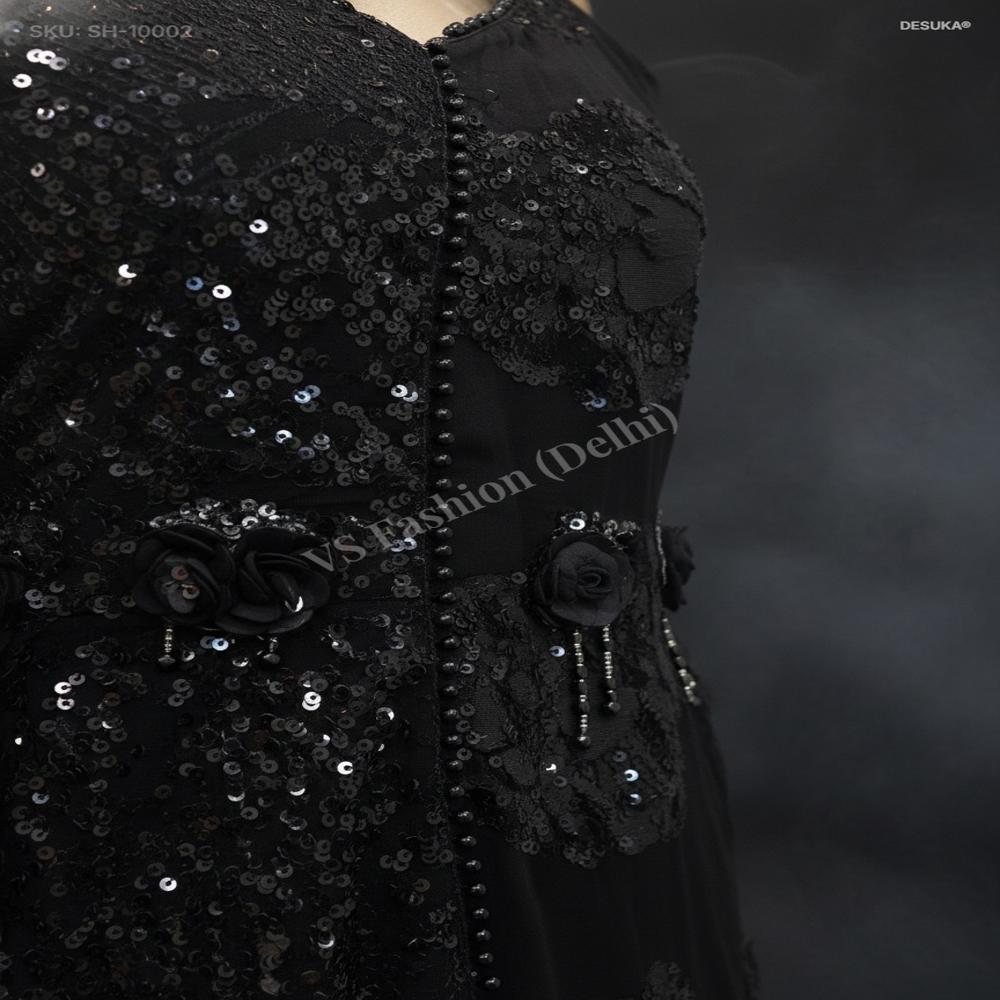SH-10002 Georgette Sharara Sequin