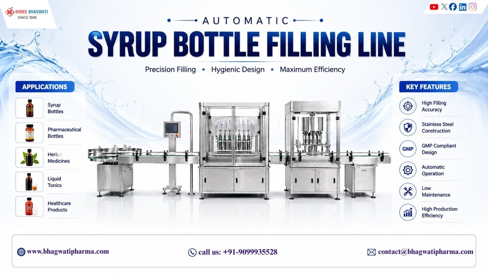 8 Head High Speed Oral Syrup Bottle Filling Line