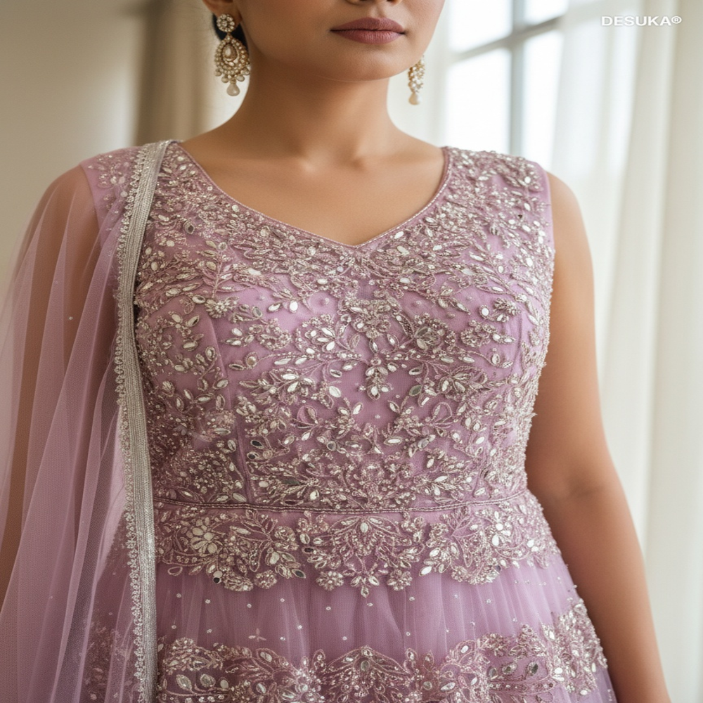 Gw-70002 Designer Embellished Gown