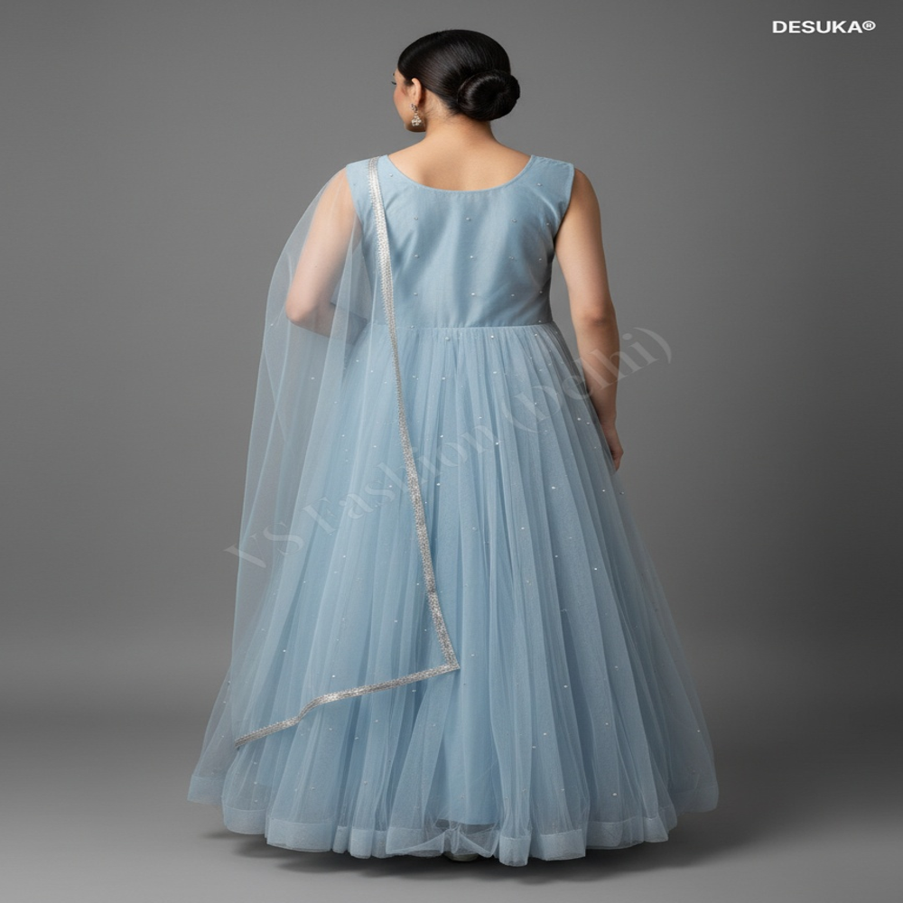 Gw-70002 Designer Embellished Gown