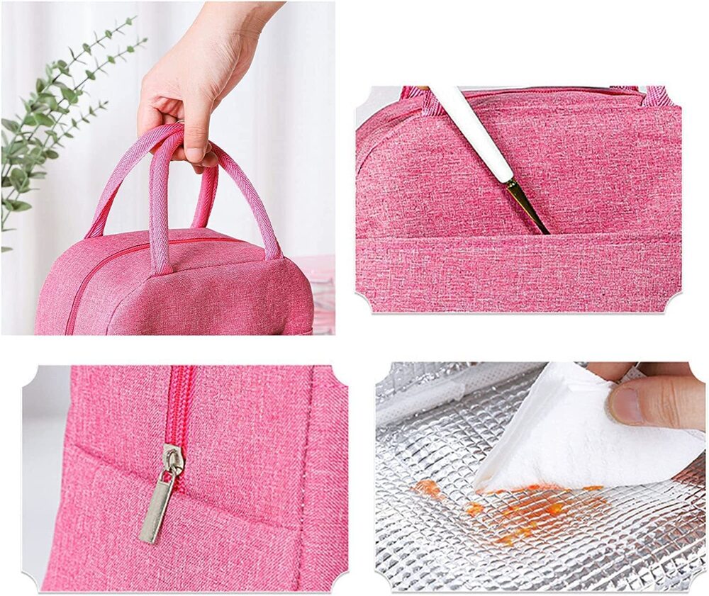 Lunch Bags Small for Women Work, Student Kids to School, Thermal Cooler Tote Bag