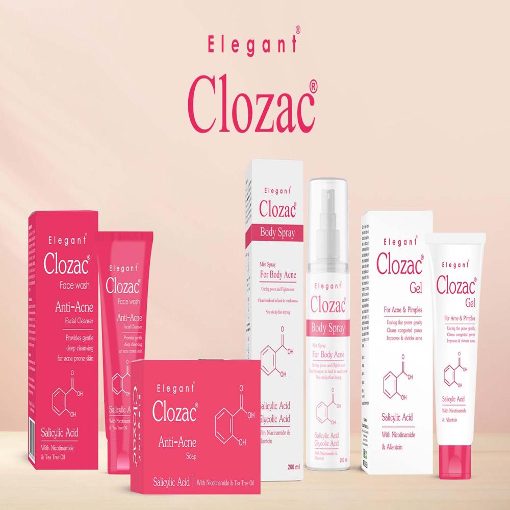 Derma Company Franchise For Clozac Body Spray - Targeted Acne Care for Back & Body