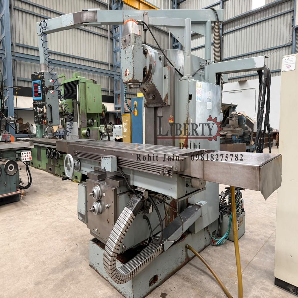 Tiger Italy 1800 mm x 450 mm Heavy Duty Universal Milling Machine