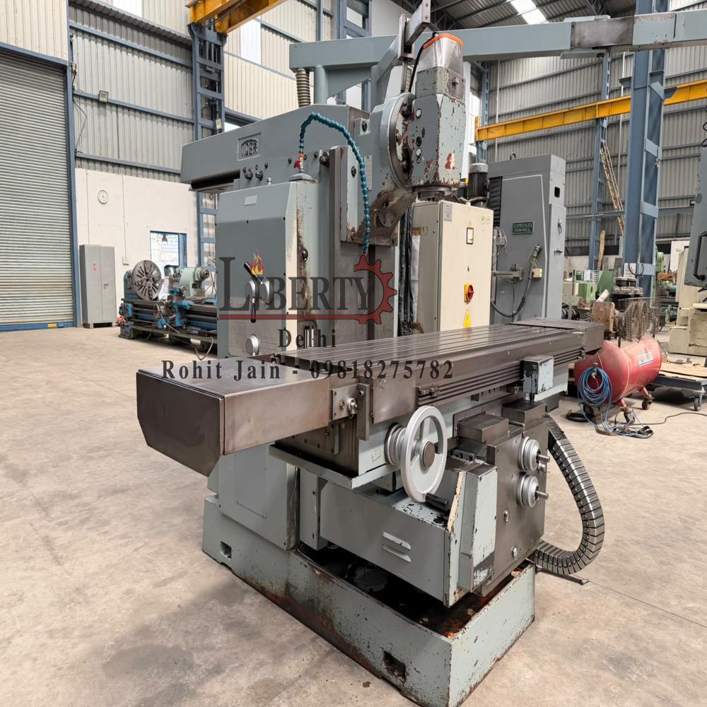 Tiger Italy 1800 mm x 450 mm Heavy Duty Universal Milling Machine