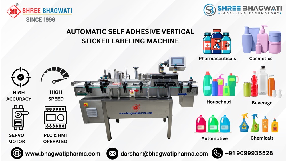 Automatic Self Adhesive Sticker Labelling Machine