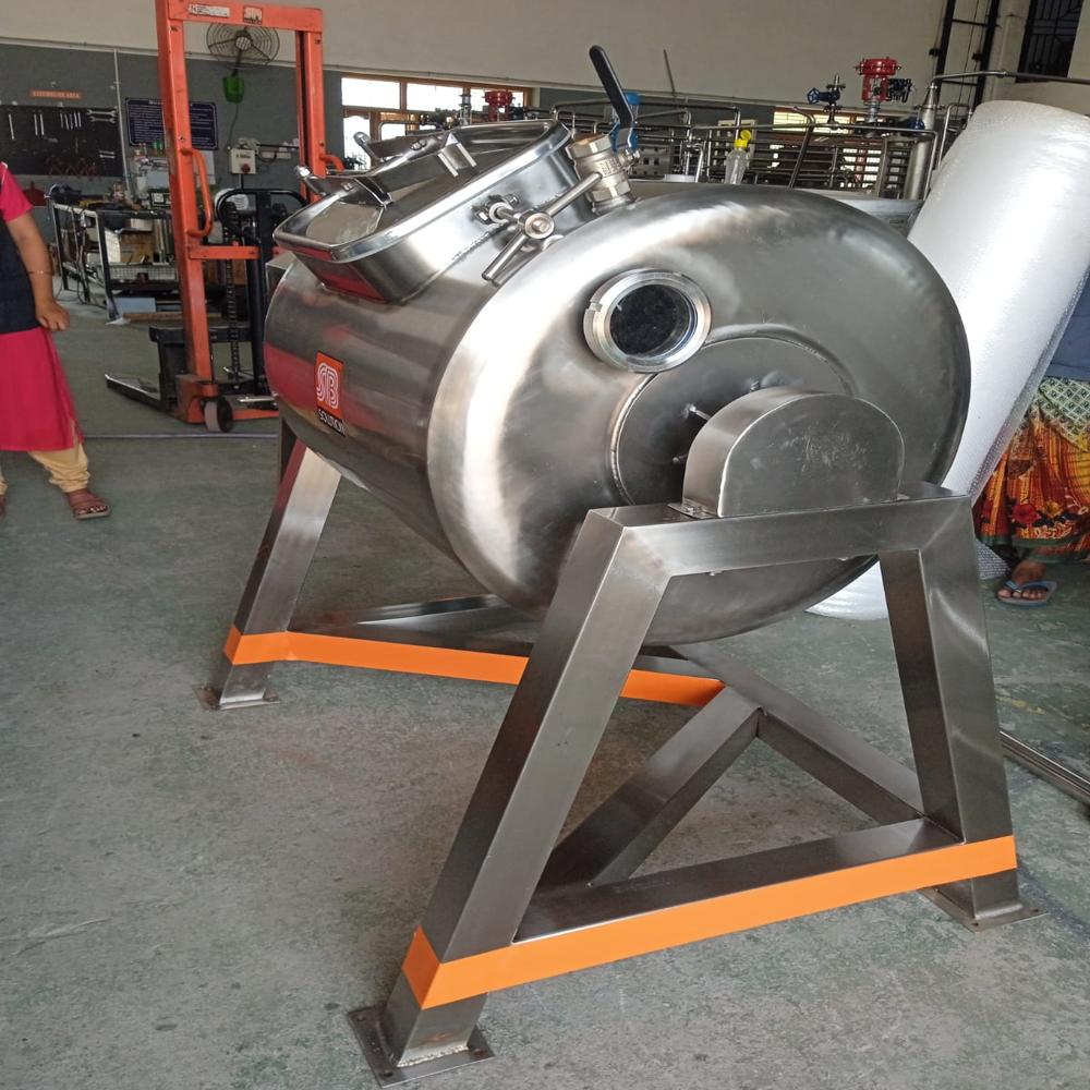 Butter Making Machine - Stainless Steel, 100-1000 Ltr Capacity, Silver Color - Automatic Plc Control, Air Cooling, Pasteurization Method, 230 Volt