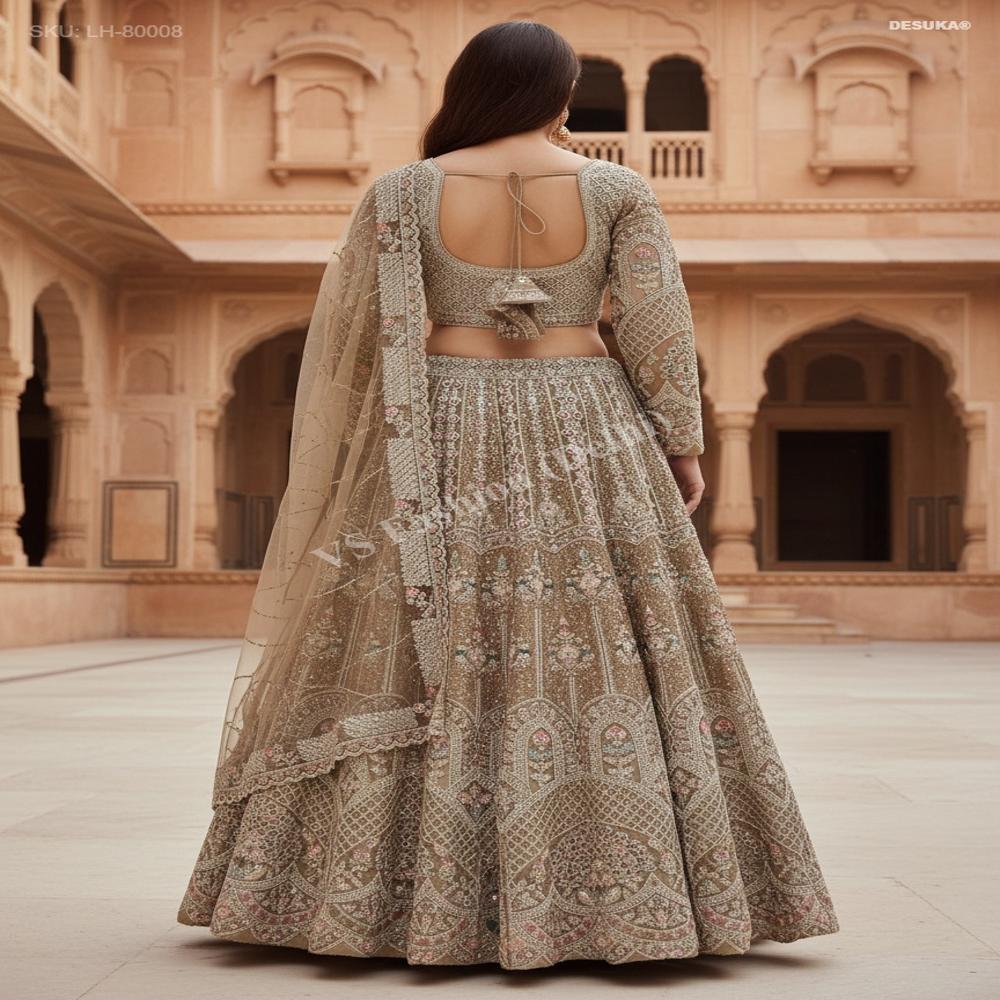 LH-80008 Premium Net Lehenga Choli