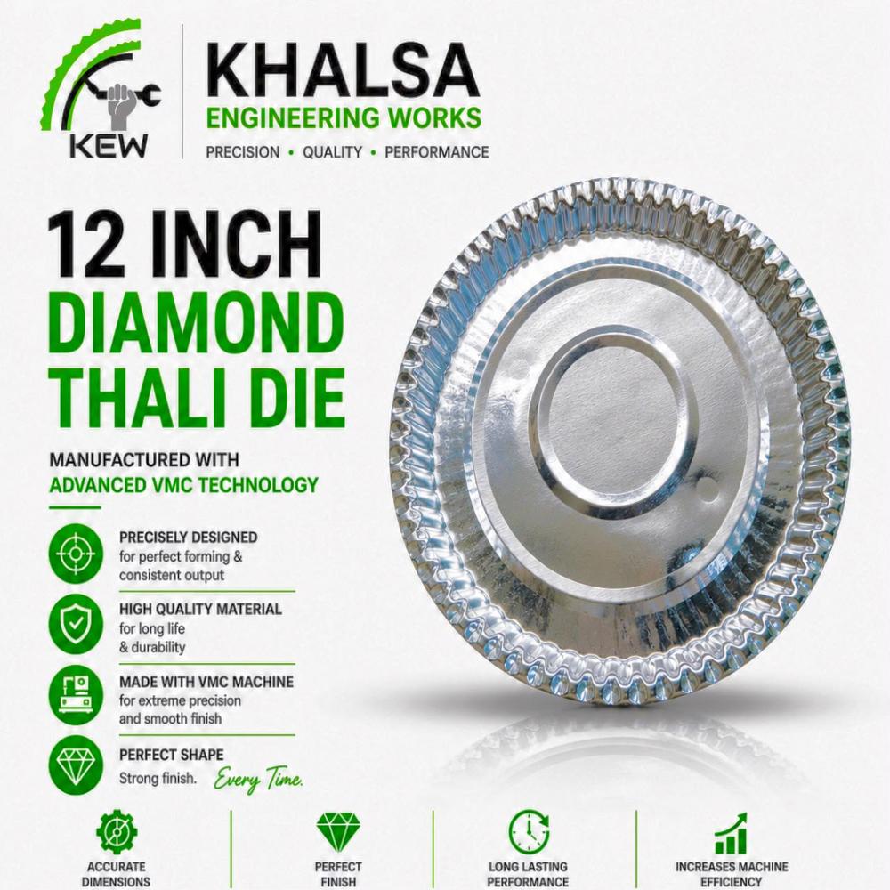 12 Inch Diamond Thali Die