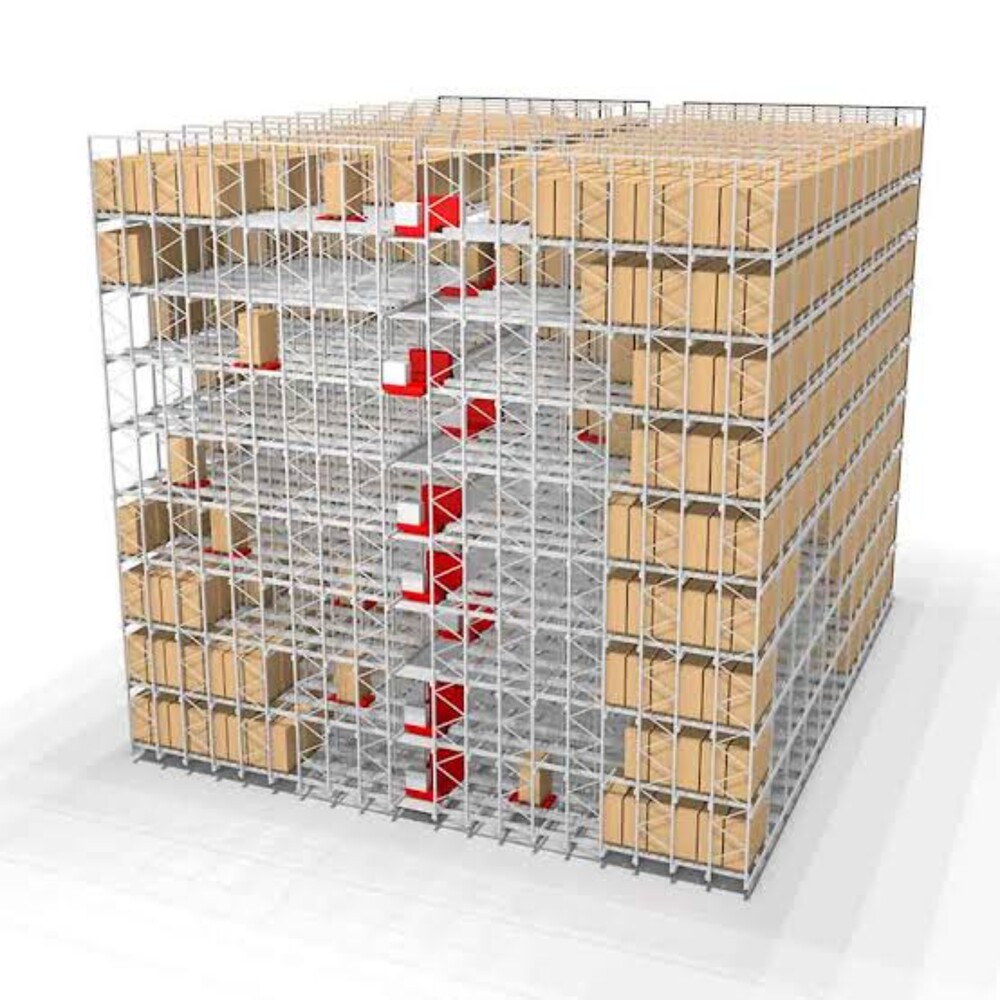 Multi-tier High-bay Storage Rack - Application: Warehouse