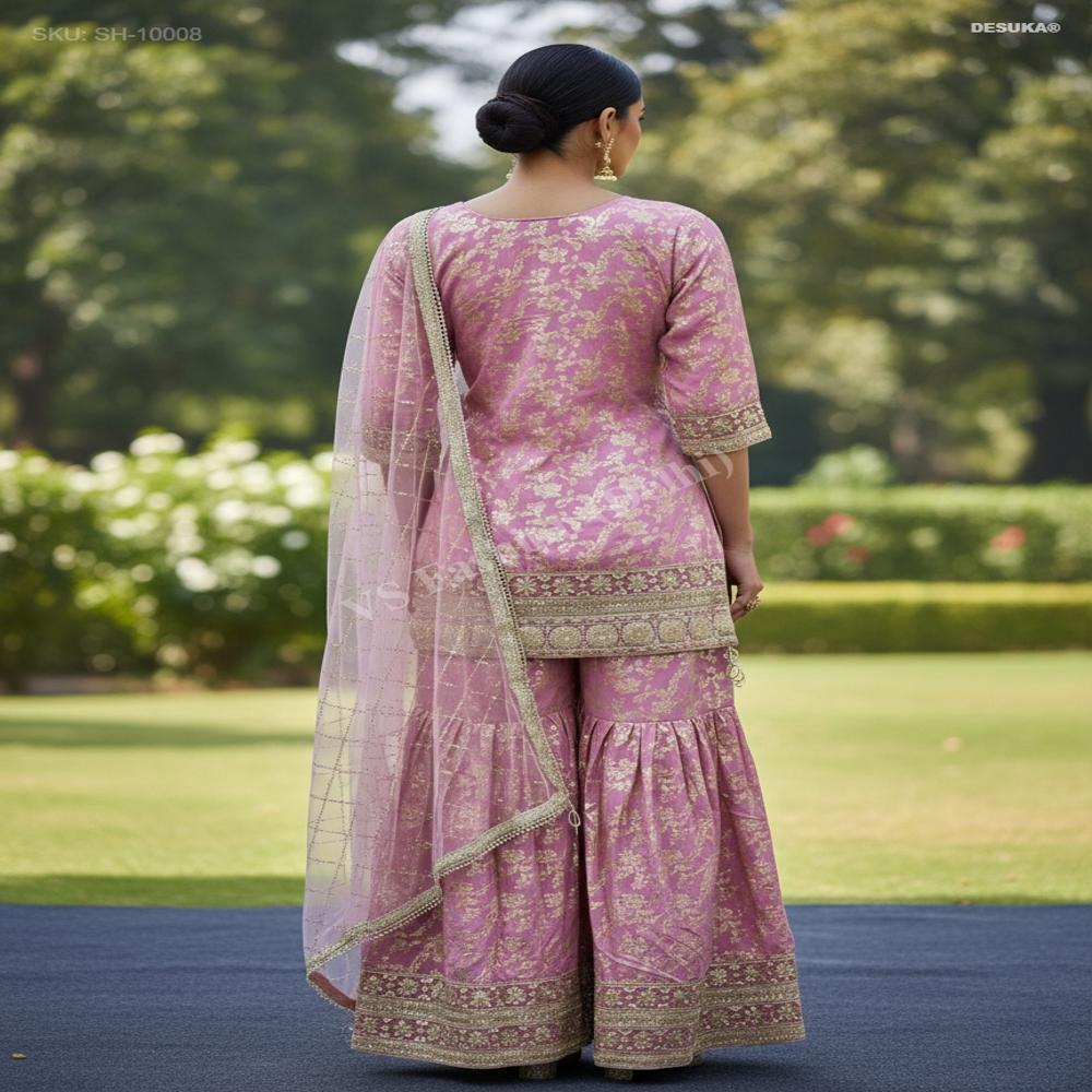 SH-10008 Banarasi Zari Sharara