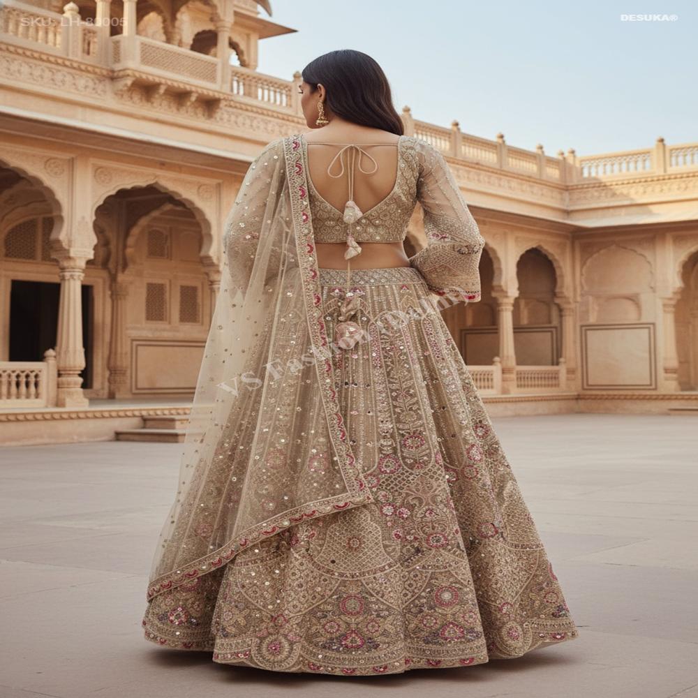 LH-80005 Bridal Lehenga with Dupatta