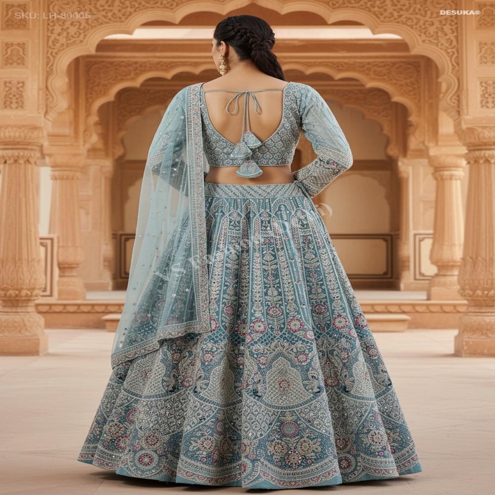 LH-80005 Bridal Lehenga with Dupatta