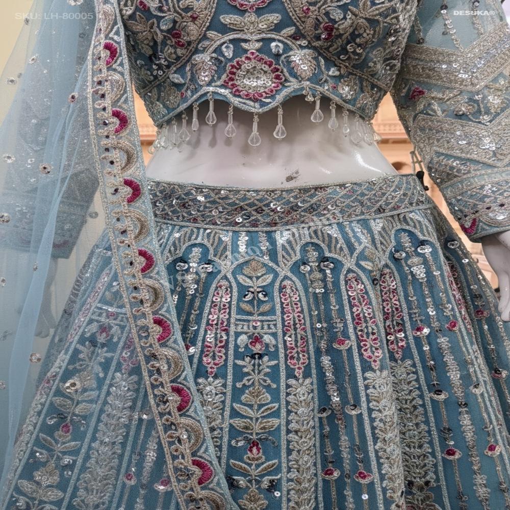 LH-80005 Bridal Lehenga with Dupatta