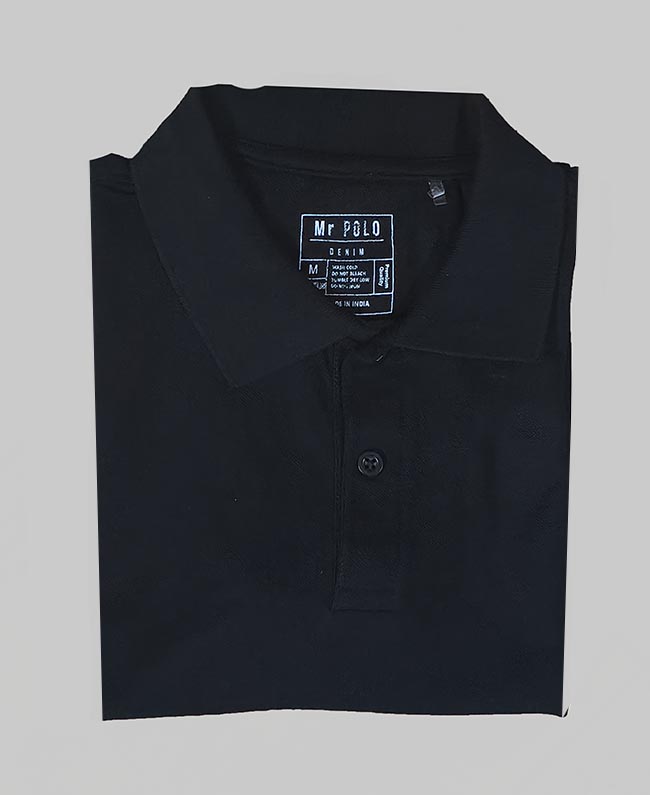 M11690 | Mr POLO Mens Collar T-Shirt