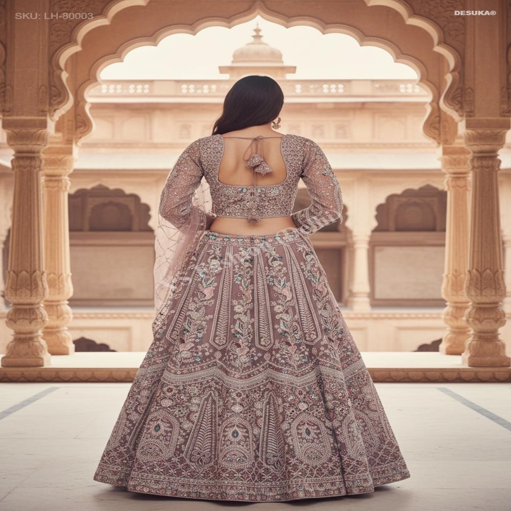 LH-80003 Royal Embroidered Lehenga Set