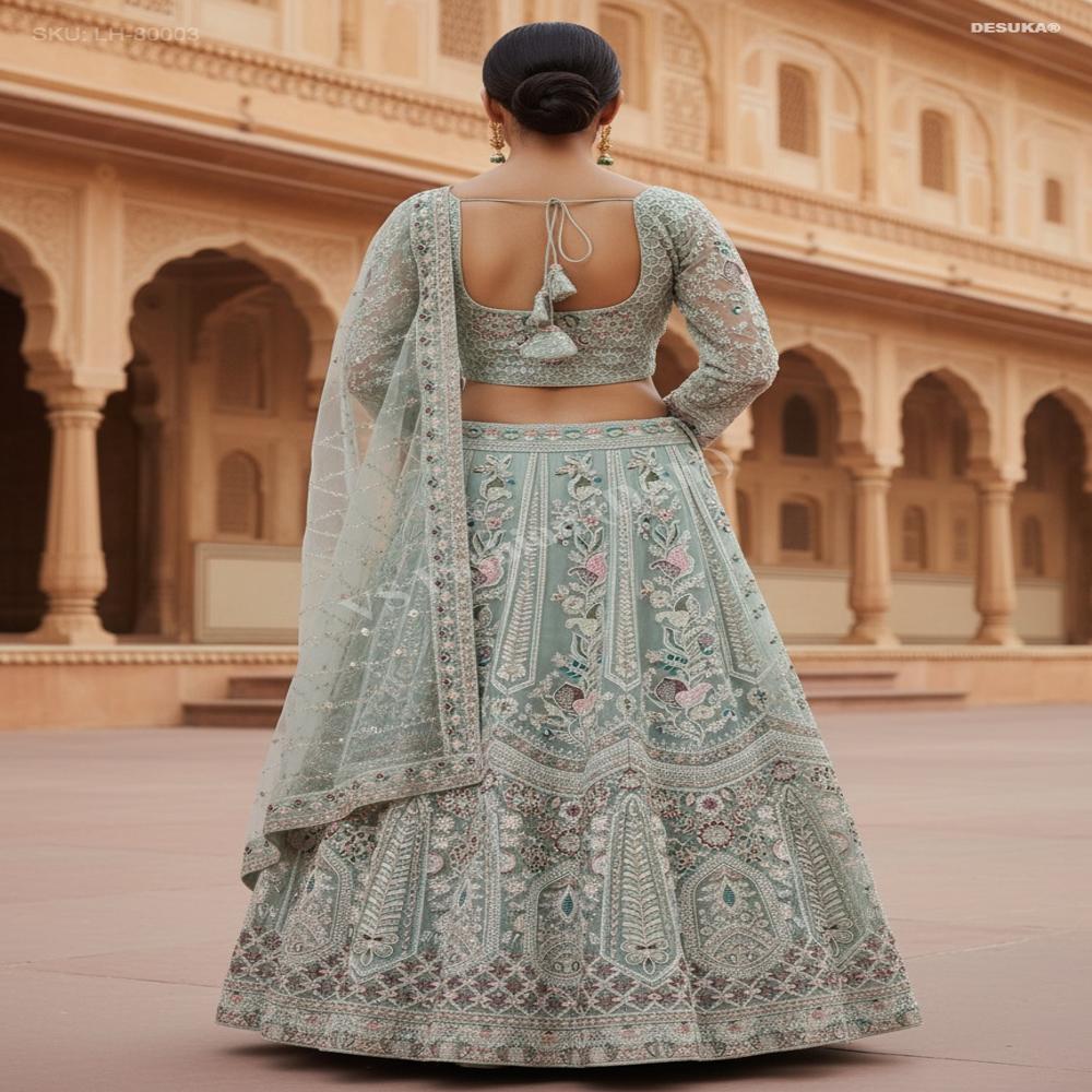 LH-80003 Royal Embroidered Lehenga Set