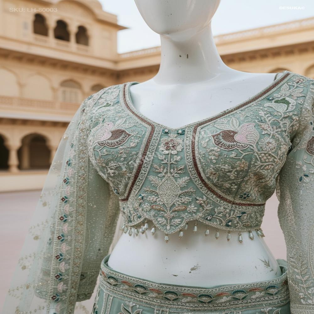 LH-80003 Royal Embroidered Lehenga Set