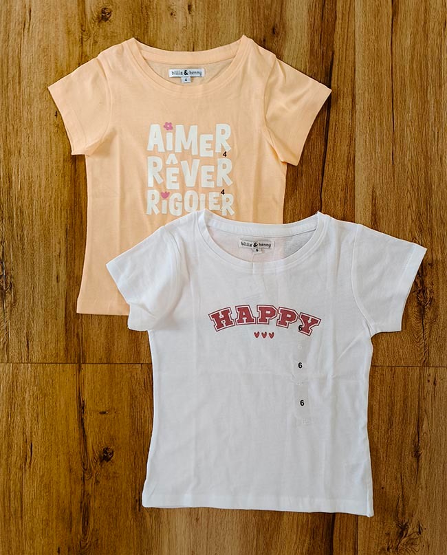 G22274 | billie & kenny Girls Printed T-Shirts