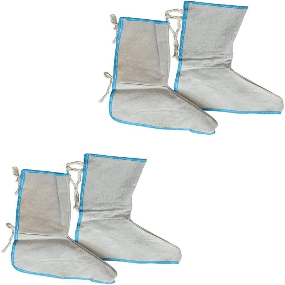 Leather Leg Guard - Color: Grey
