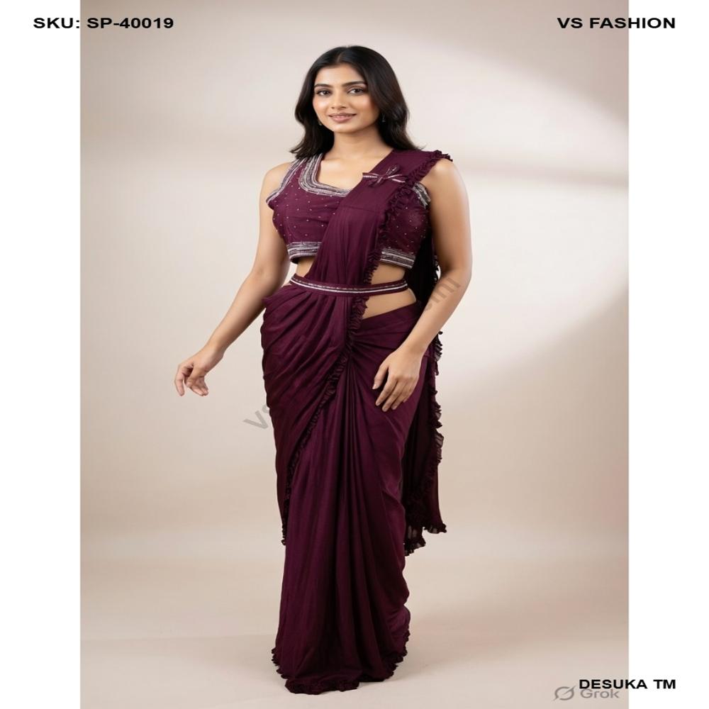SP-40019 Designer Ready to Wear Saree