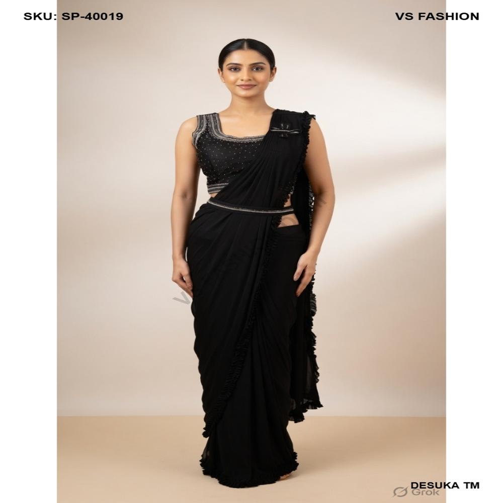 SP-40019 Designer Ready to Wear Saree