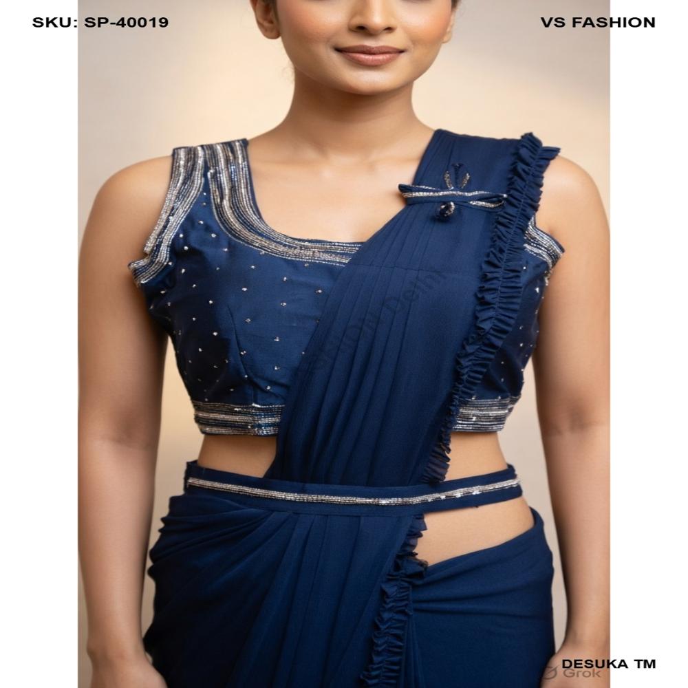 SP-40019 Designer Ready to Wear Saree