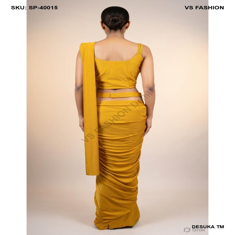 SP-40015 Lycra Pre-Draped Saree