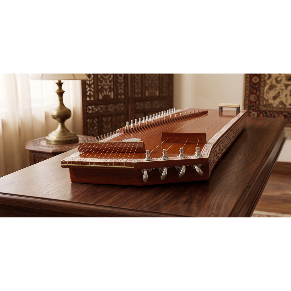 Swarmandal Cum Tanpuri in Tune Wood for Beginners & Professional Musicians