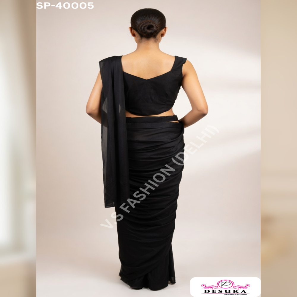 SP-40005 Lycra Draped Saree