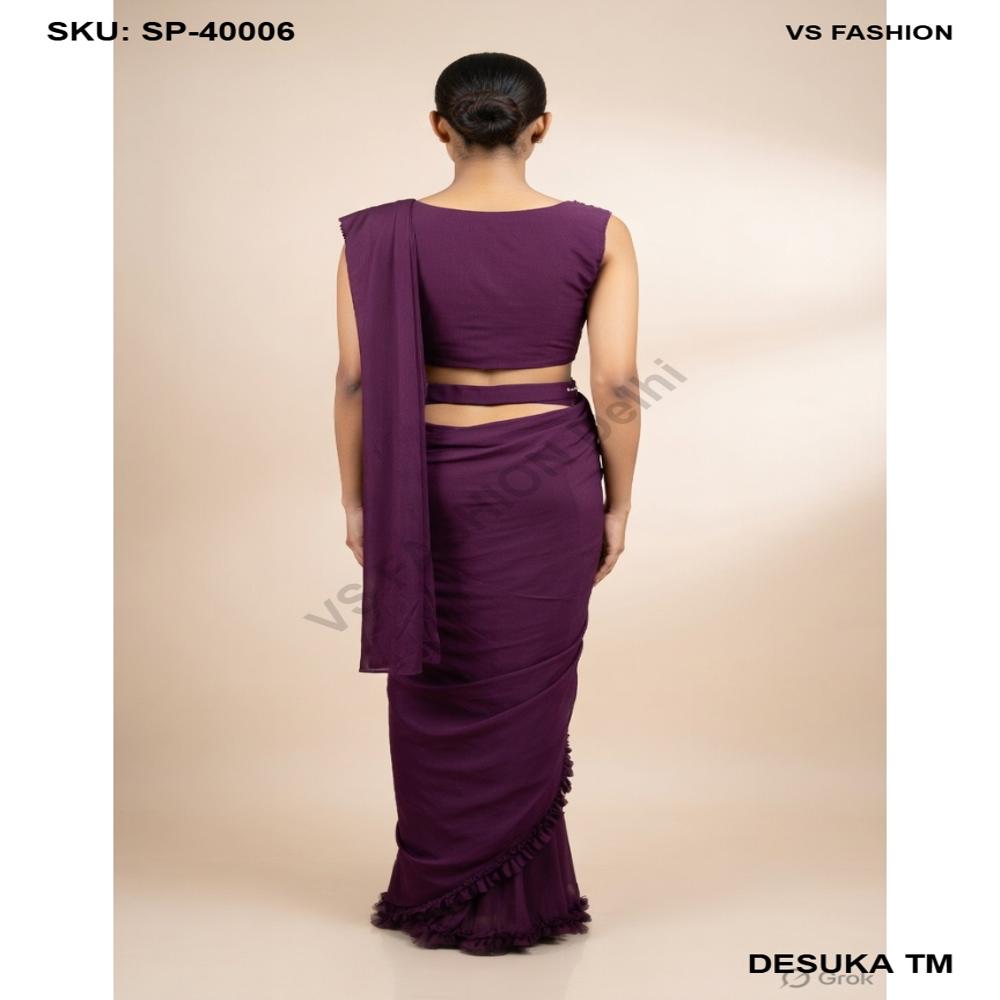 SP-40006 Heavy Sequies Saree