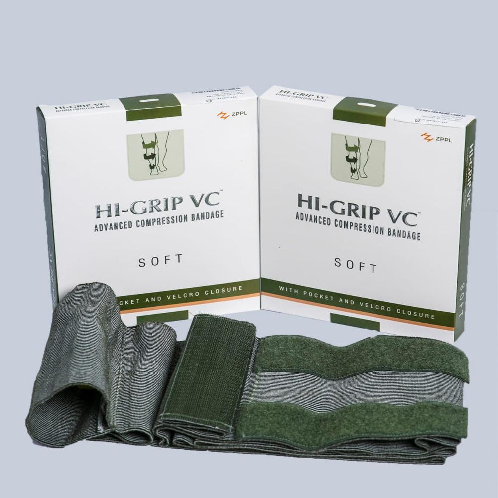 15cm x 4m Hi Grip VC Soft Advanced Compression Bandage
