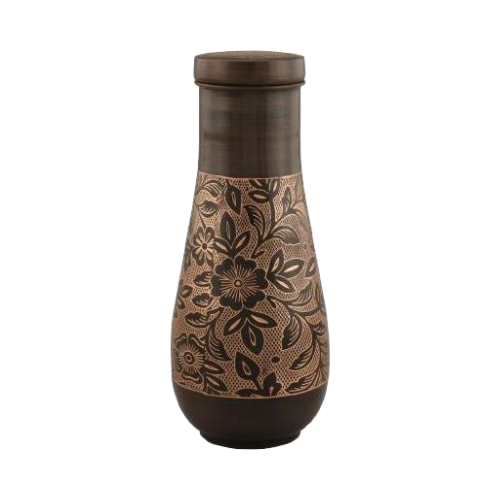 copper tulip pot