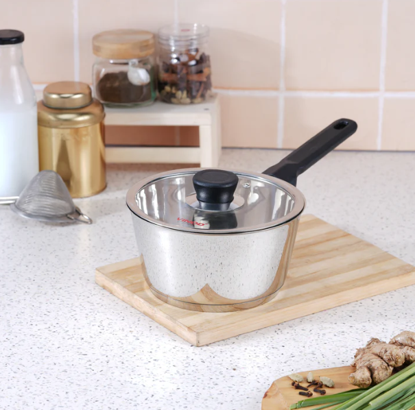 Vinod Trevi Stainless Steel Saucepan 16 cm