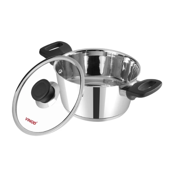 Vinod Trevi Stainless Steel Saucepot 2 Ltr 18 cm