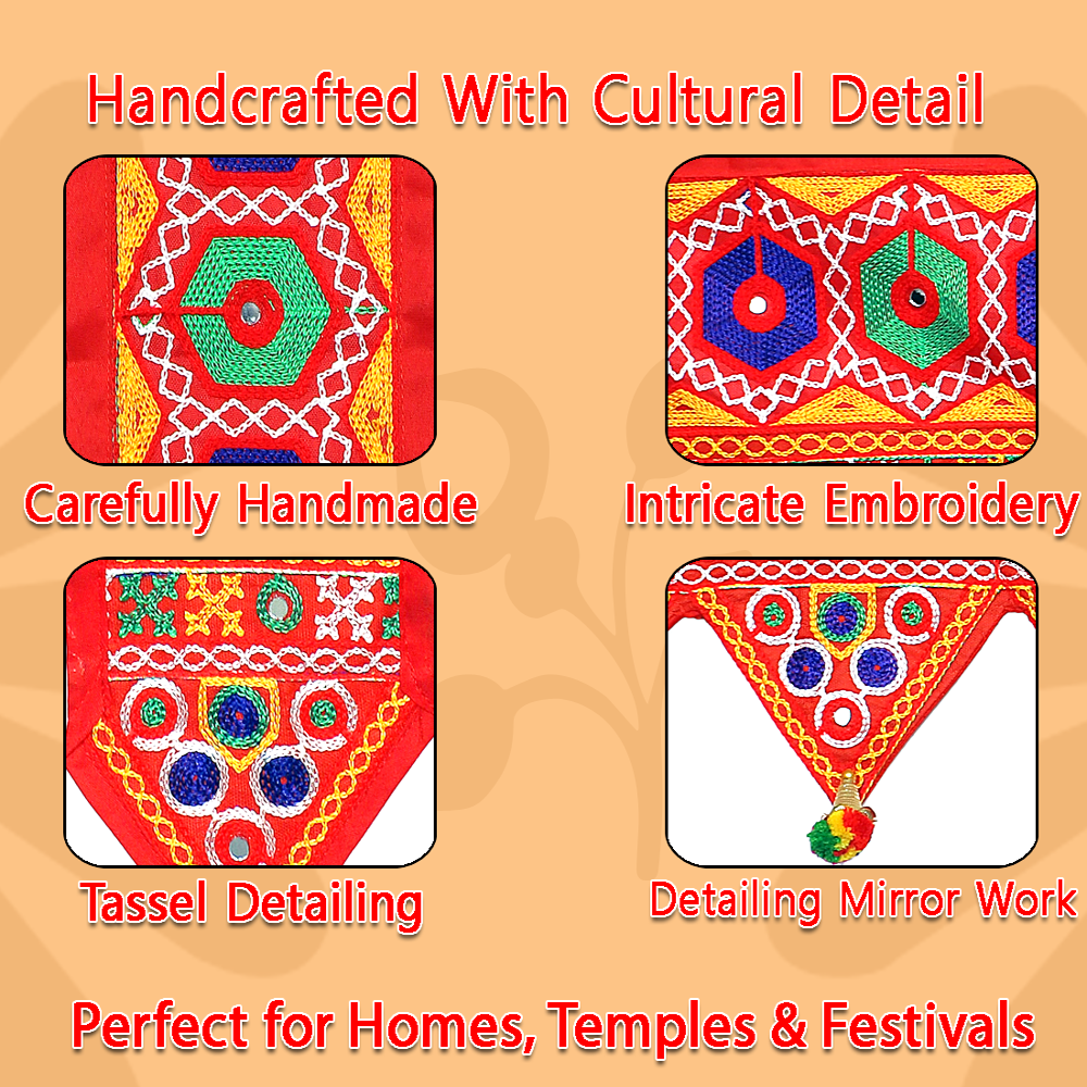 KRISHNA HANDLOOM Decorative Bandarwal for Indian Home Decor H 11