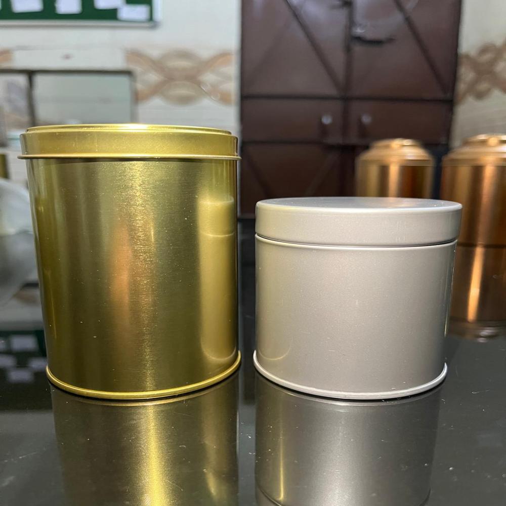 Cylindrical tin Box 65 Dia
